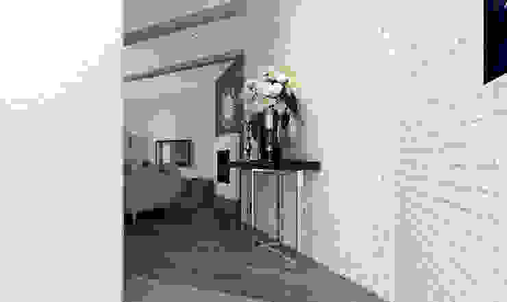 Casa L, AG Interior Design AG Interior Design Modern corridor, hallway & stairs White