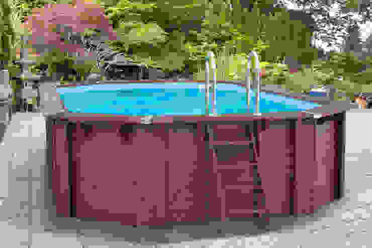Basen podłużny, Abatec Sp. zo.o. Abatec Sp. zo.o. Classic style garden Wood Brown Swim baths & ponds