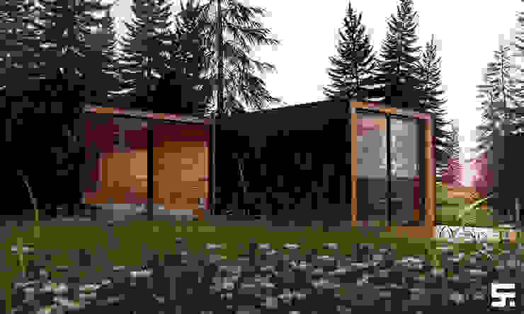 homify Casas industriales Madera Acabado en madera