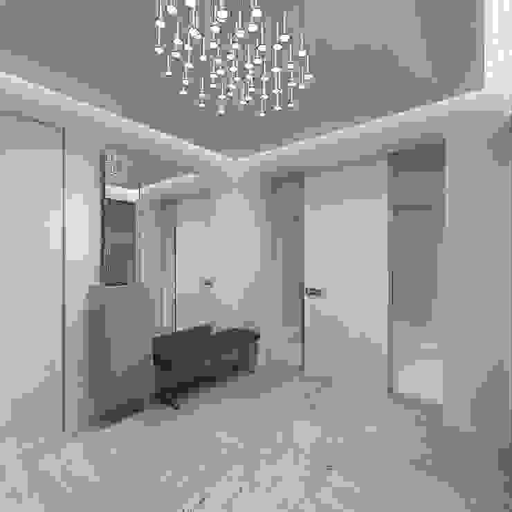 Интерьер дома в 2-х стилях: модерн и минимализм, A-partmentdesign studio A-partmentdesign studio Minimalistische Ankleidezimmer Holzwerkstoff Weiß