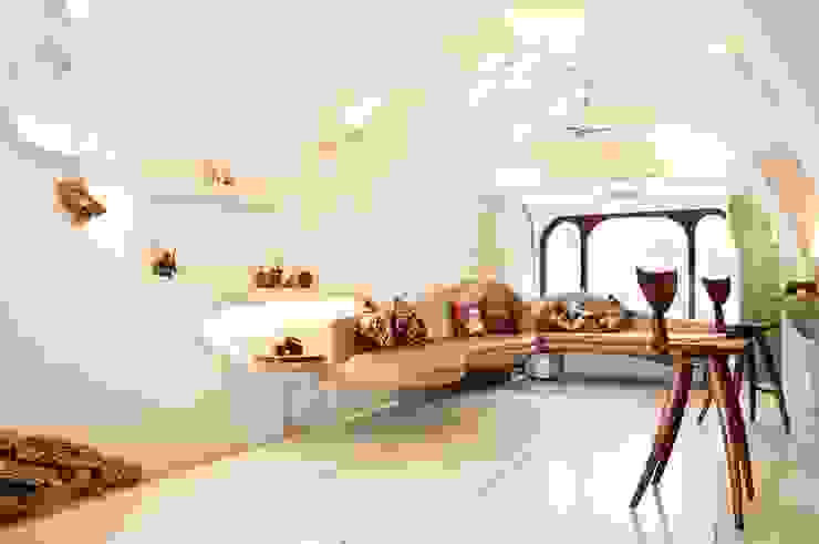 The White Room Salon moderne Béton