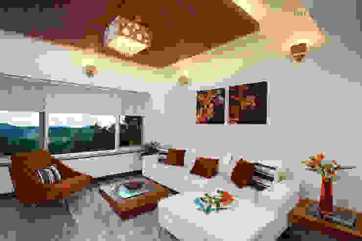 Living room Savio and Rupa Interior Concepts 现代客厅設計點子、靈感 & 圖片