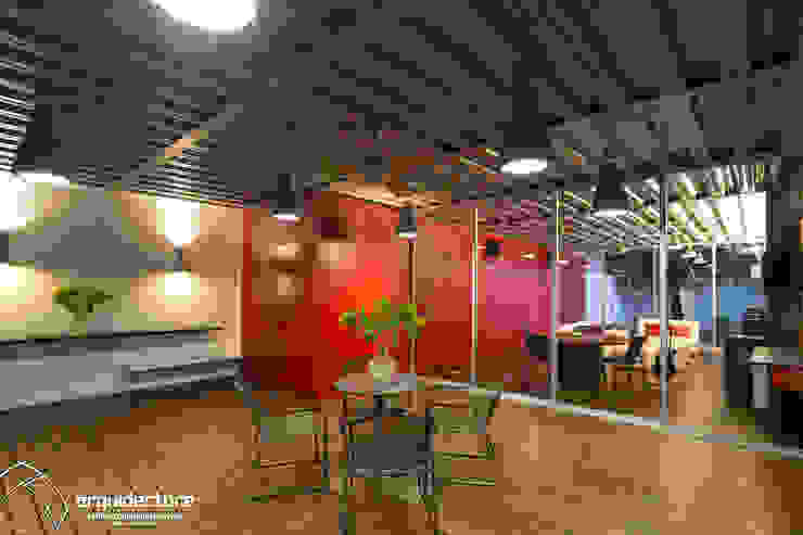 Grupo Arquidecture Terrace Wood Red