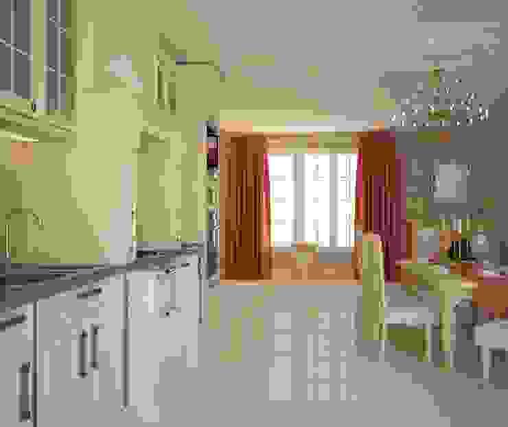 RENDERING 3D – LUXURY RESIDENCE 2P COSTRUZIONI srl Cucina moderna