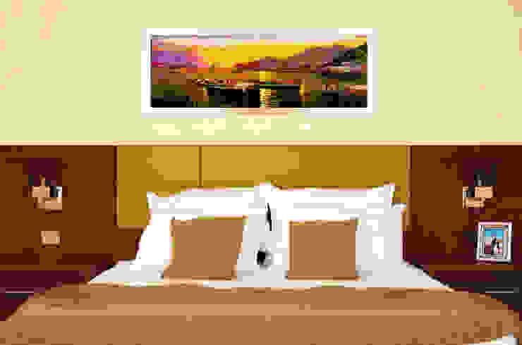 RENDERING 3D – LUXURY RESIDENCE 2P COSTRUZIONI srl Camera da letto in stile classico