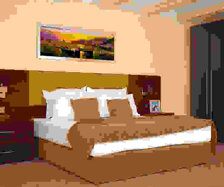 RENDERING 3D – LUXURY RESIDENCE 2P COSTRUZIONI srl Camera da letto in stile classico