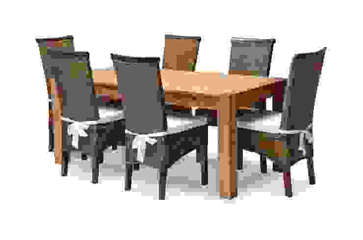 [45+] Quadratischer Esstisch Set4