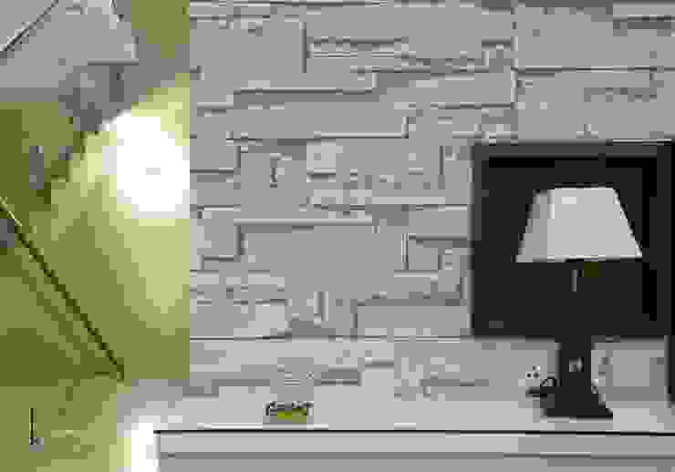 Lounge KREATIVE HOUSE Living room Plywood White