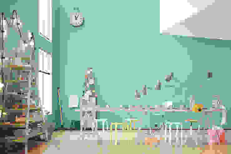 Die neue Moderne homify Moderne Arbeitszimmer hellgrün,türkis,mint,wandfarbe,streichen