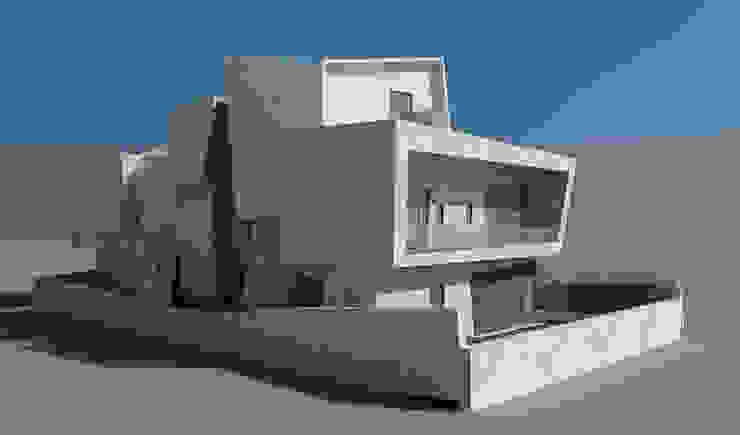 Decon house Offcentered Architects Modern houses Concrete Grey