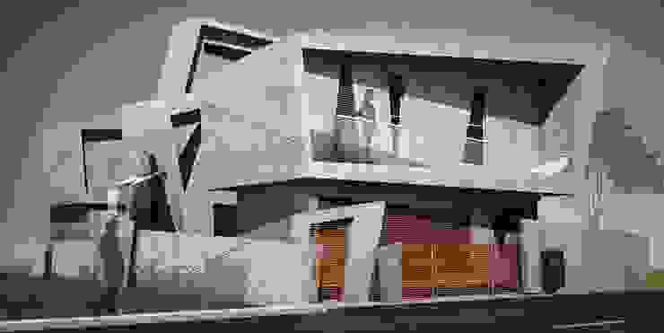 Decon house Offcentered Architects Modern houses Concrete Grey