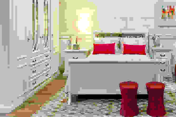 Dormitório Virgínia, Móveis Masotti Móveis Masotti Klassische Schlafzimmer MDF Weiß Betten und Kopfteile