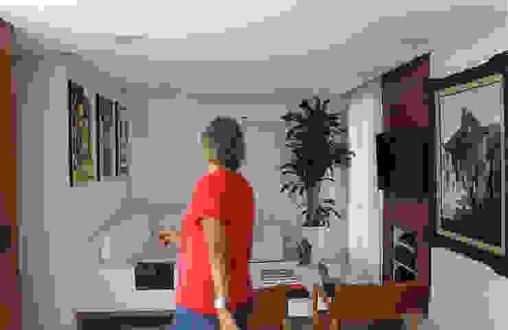 Julia Queima Arquitetura 모던스타일 미디어 룸