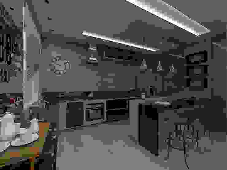 Plano A Studio Rustic style kitchen Wood effect