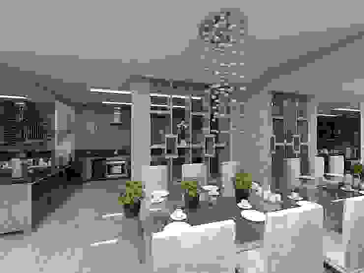 Plano A Studio Eclectic style dining room