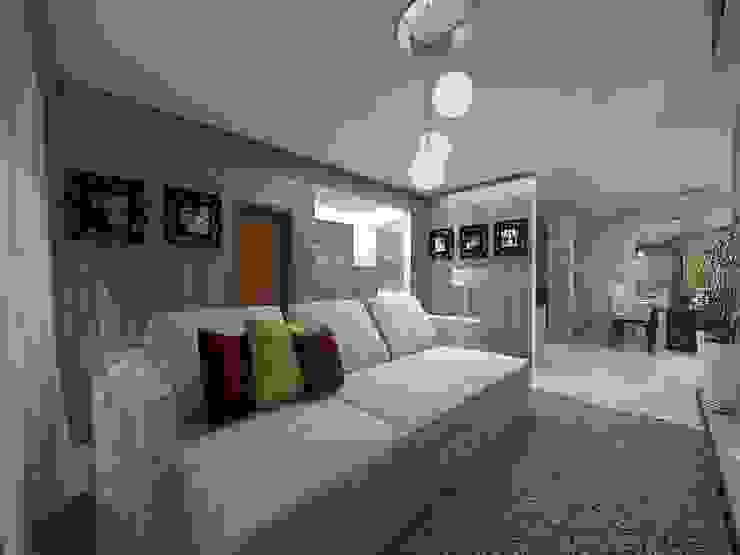 Plano A Studio Eclectic style living room