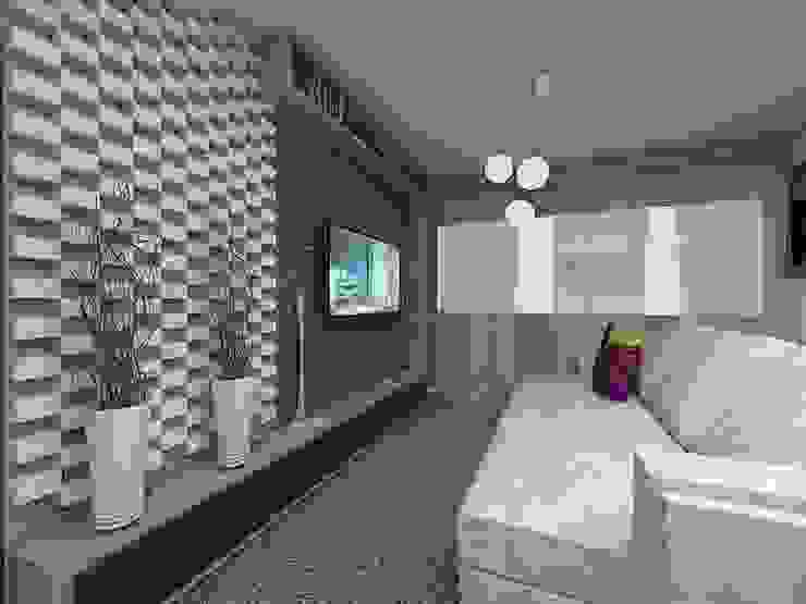 Plano A Studio Eclectic style living room