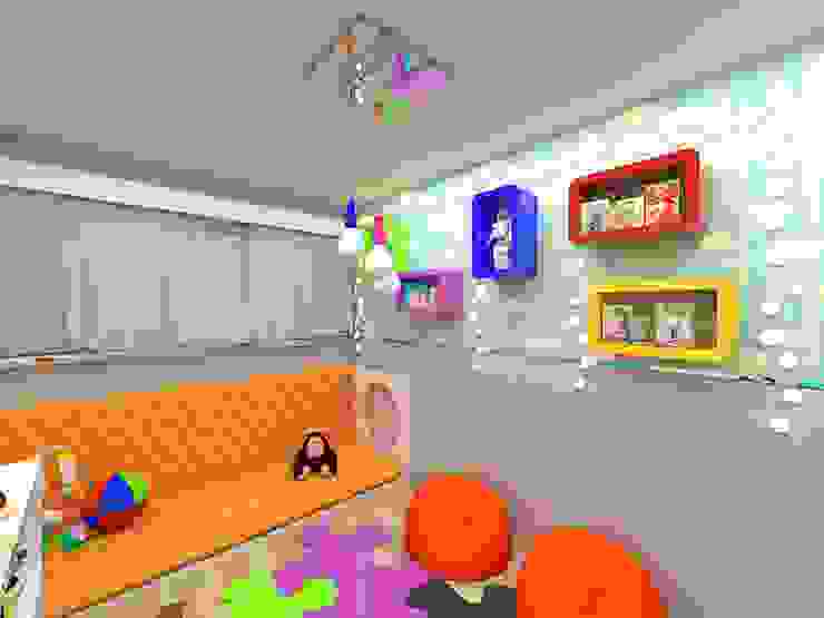 Plano A Studio Eclectic style nursery/kids room Multicolored