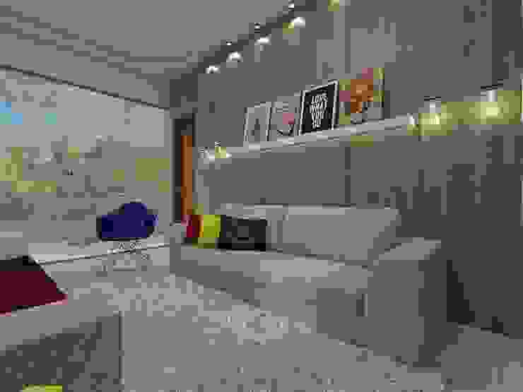 Plano A Studio Eclectic style living room