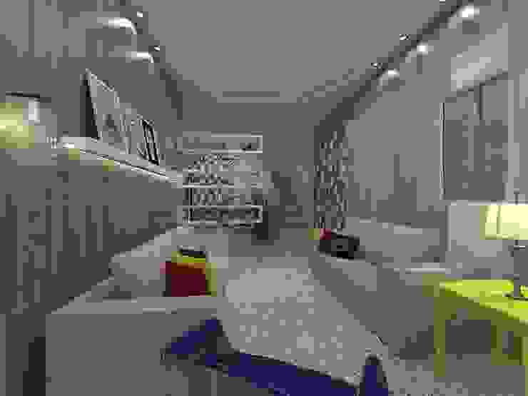 Plano A Studio Eclectic style living room