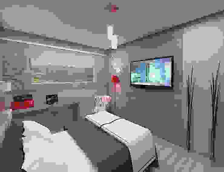 Plano A Studio Eclectic style bedroom