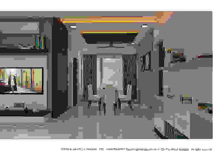 PIROZE PALACE SAMPLE FLAT HK ARCHITECTS Modern dining room