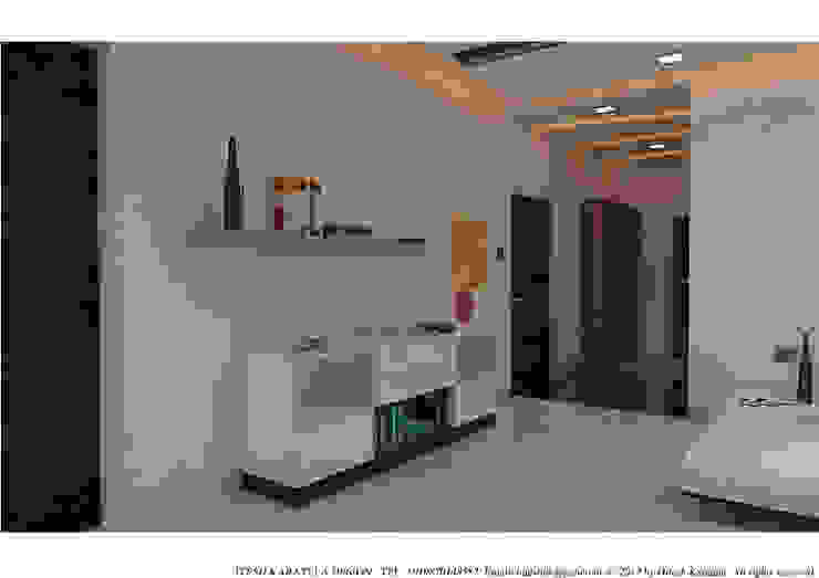 PIROZE PALACE SAMPLE FLAT HK ARCHITECTS Modern living room