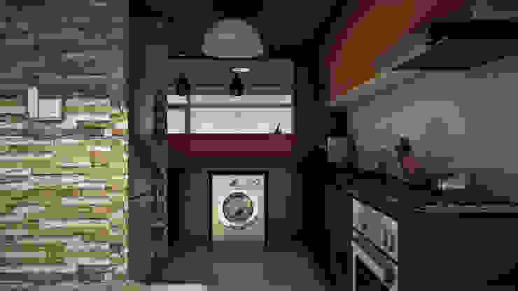 Edificio The Block GGAL Estudio de Arquitectura Modern style kitchen