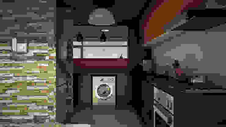 Edificio The Block GGAL Estudio de Arquitectura Modern style kitchen