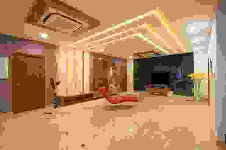 Family room Ansari Architects Modern Living Room