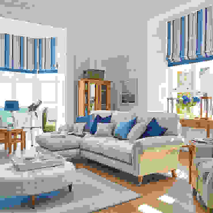 Harbour - Primavera Verano 2016, Laura Ashley Decoración Laura Ashley Decoración Mediterranean style living room Blue