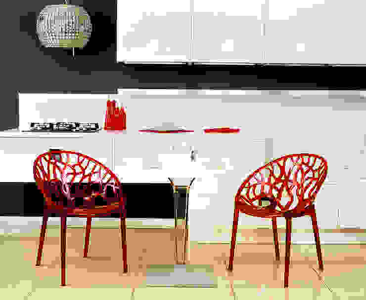Chaises design d’intérieur , Coffee Meuble Coffee Meuble Nowoczesny salon Czerwony Stołki i taborety