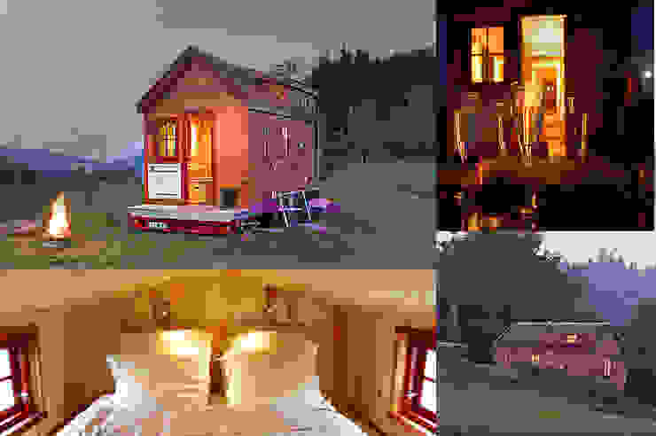 Eclectic style houses by TINY HOUSE CONCEPT - BERARD FREDERIC Eclectic Solid Wood Multicolored