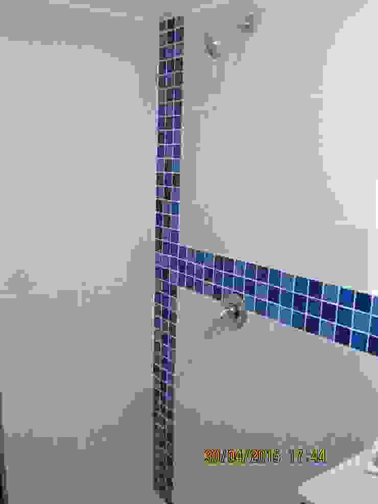 MANZANILLO 2, Fixing Fixing Eclectic style bathroom Tiles Blue
