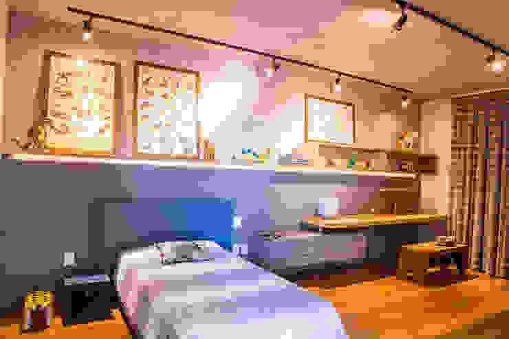 Residencia Domm Arquitetura Domm Arquitetura Ltda غرفة نوم