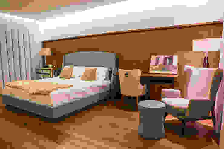 Residencia Domm Arquitetura Domm Arquitetura Ltda غرفة نوم