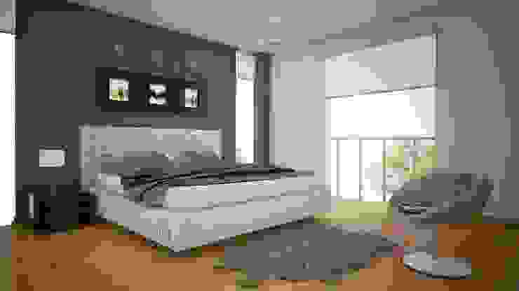 Proyecto en San Andrés, Trujillo Modern style bedroom by Arquitectura y diseño 3d- J.C.G Modern