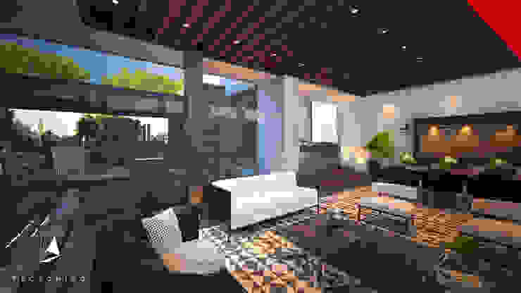 Casa Guadalajara, Tectónico Tectónico Eclectic style living room