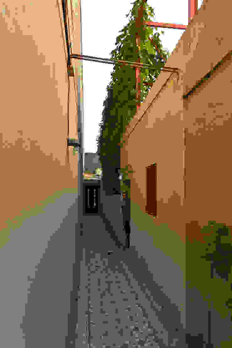 Pop Arq Minimalist corridor, hallway & stairs
