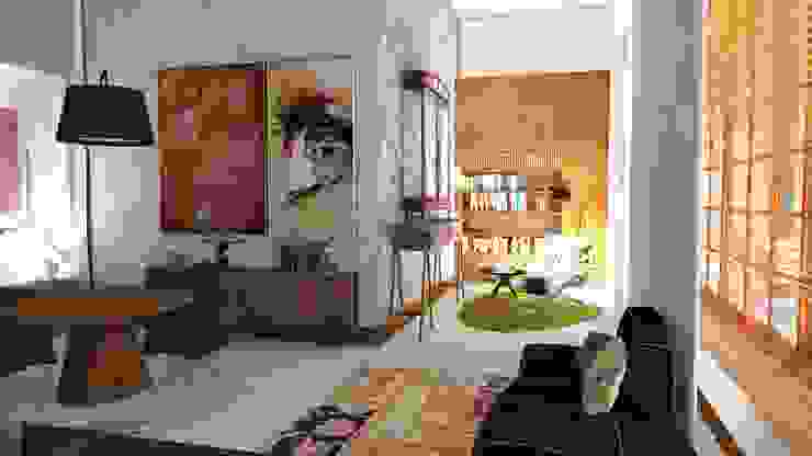 Atmosferas | Projecto de Interiores Paula Gouveia Salas de estar industriais por IDesign.art by Paula Gouveia Industrial