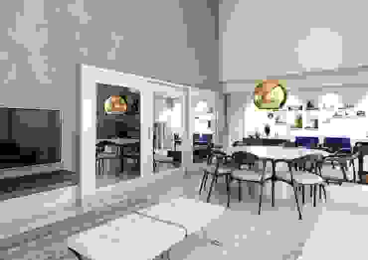 Projeto Sala AP Salas de jantar modernas por Lozí - Projeto e Obra Moderno