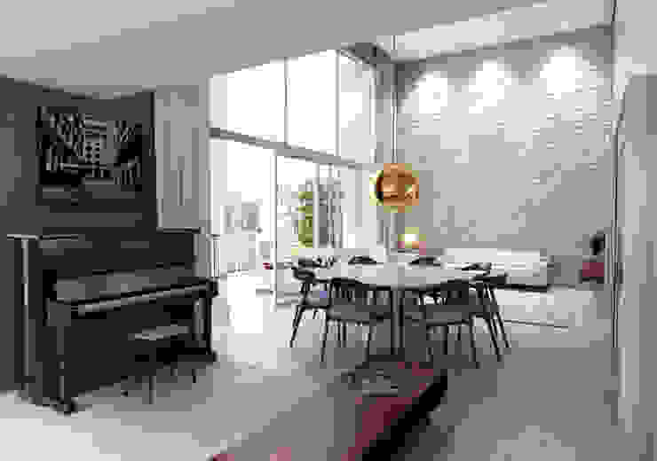 Projeto Sala AP Salas de jantar modernas por Lozí - Projeto e Obra Moderno
