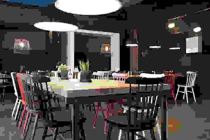 Burger-Restaurant, Studio Uwe Gaertner Interior Design & Fotografie Studio Uwe Gaertner Interior Design & Fotografie Gewerbeflächen Gastronomie
