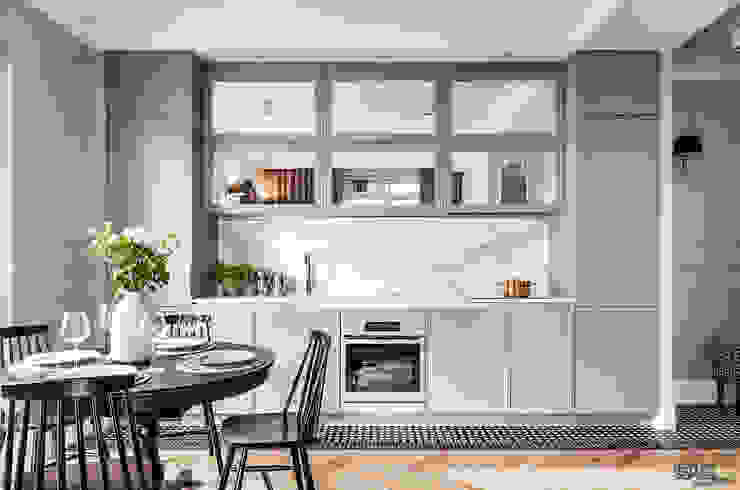 Mieszkanie w kamienicy, SAS SAS Eclectic style kitchen