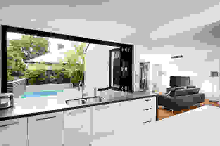 Renovated Kitchen Moda Interiors Modern kitchen renovation,stackable windows,kitchen,kitchen cabinet,kitchen island