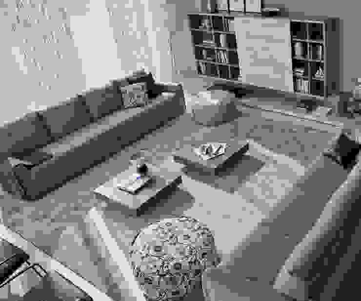 Hochwertiger Designer Couchtisch homify Moderne Wohnzimmer Grau Couchtisch,Wohnzimmer,Livingroom,Modern,Design,Sofa,Teppich,Grau,matt,Couch- und Beistelltische