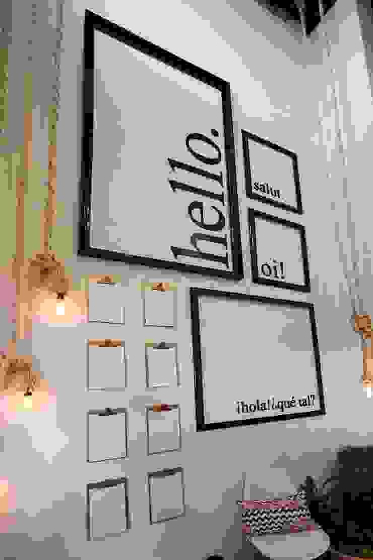 Dotta Studio Ingresso, Corridoio & Scale in stile industriale