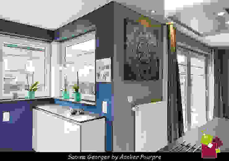 Amenagement Sejour Cuisine Et Hall Von Atelier Pourpre Design