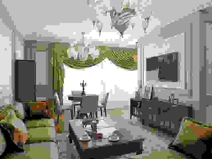 Salas de estar clássicas por Студия Павла Полынова Clássico