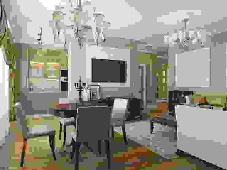 Salas de estar clássicas por Студия Павла Полынова Clássico